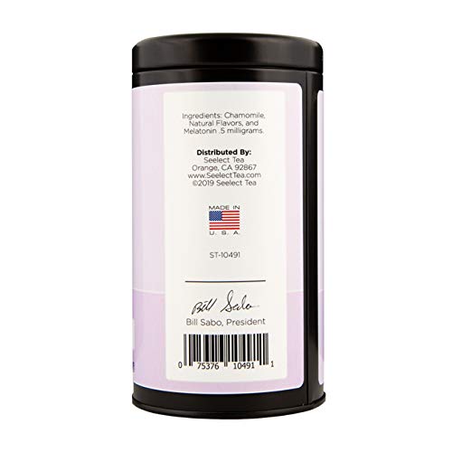 Seelect Melatonin Jasmine Tea - 16 Bags | Natural Sleep Aid & Relaxation Herbal Tea | Perfect for Bedtime, Stress Relief & Insomnia