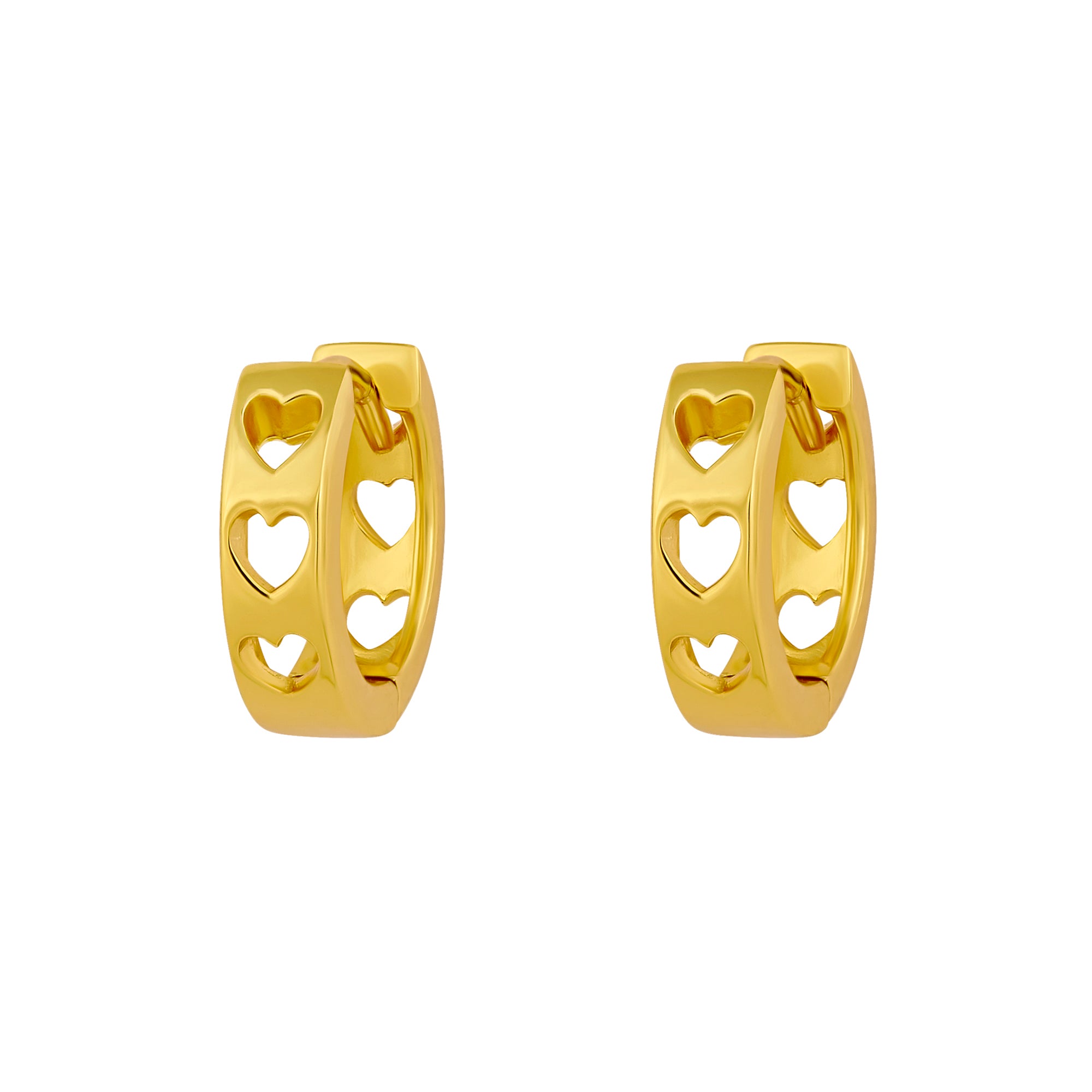 14K Gold Huggie Hoop Earrings for Women - Minimalist Small Hoops for Everyday Wear - Perfect for Gifts, Parties & Special Occasions