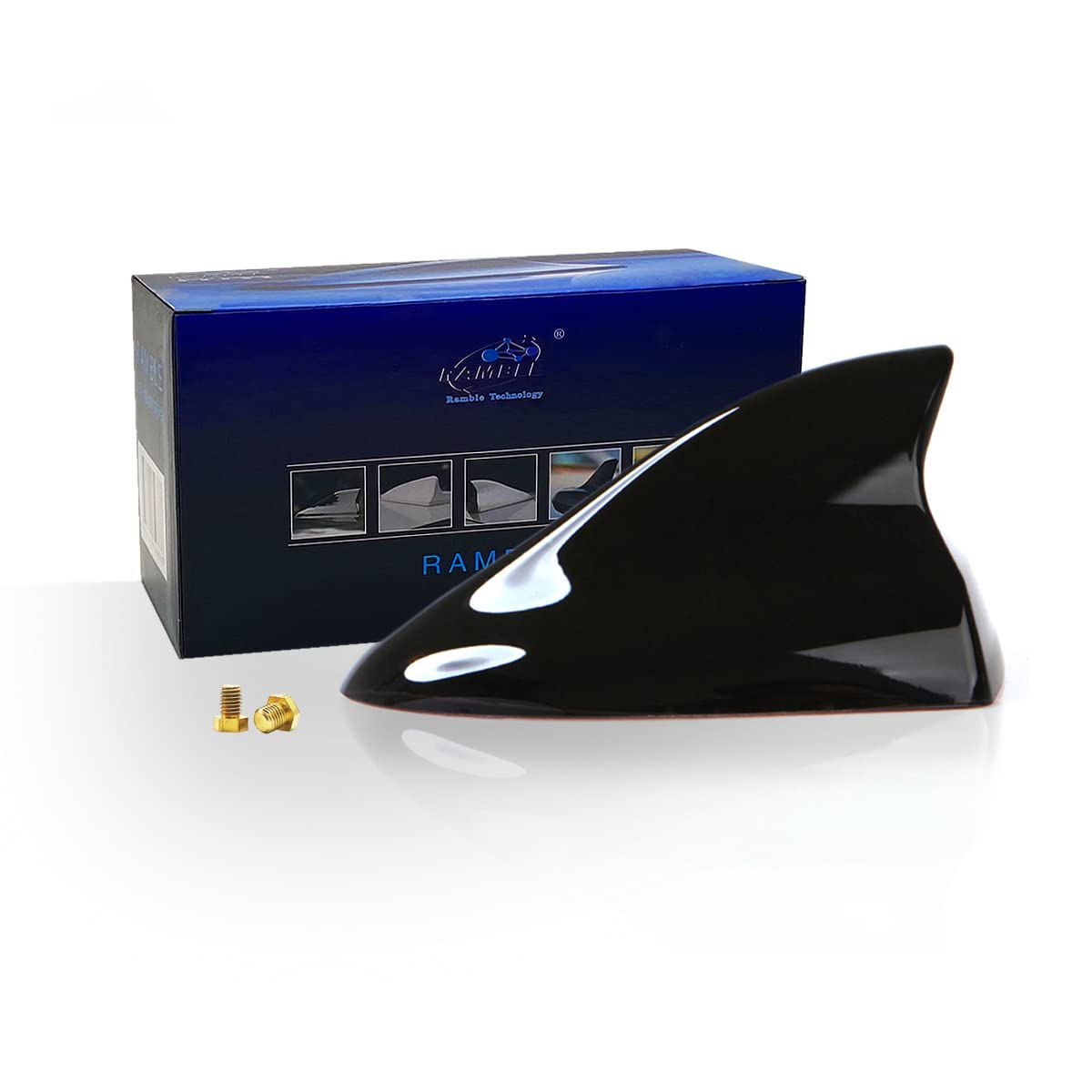 Super Shark Fin Antenna for Ford Fusion - Black Car Radio Aerials | Functional FM/AM Antenna Replacement | Perfect for Enhanced Signal Reception & Stylish Vehicle Upgrade
