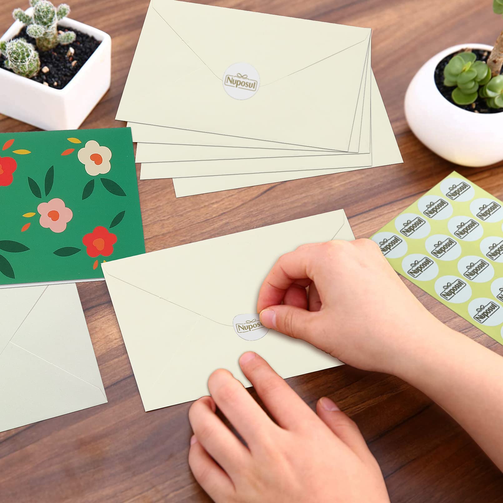 24 Pack Blank Greeting Cards with Envelopes - All Occasion Card Set for Birthday, Thank You, Baby Shower & Wedding - Perfect for Handwritten Notes, Party Invitations & Special Events