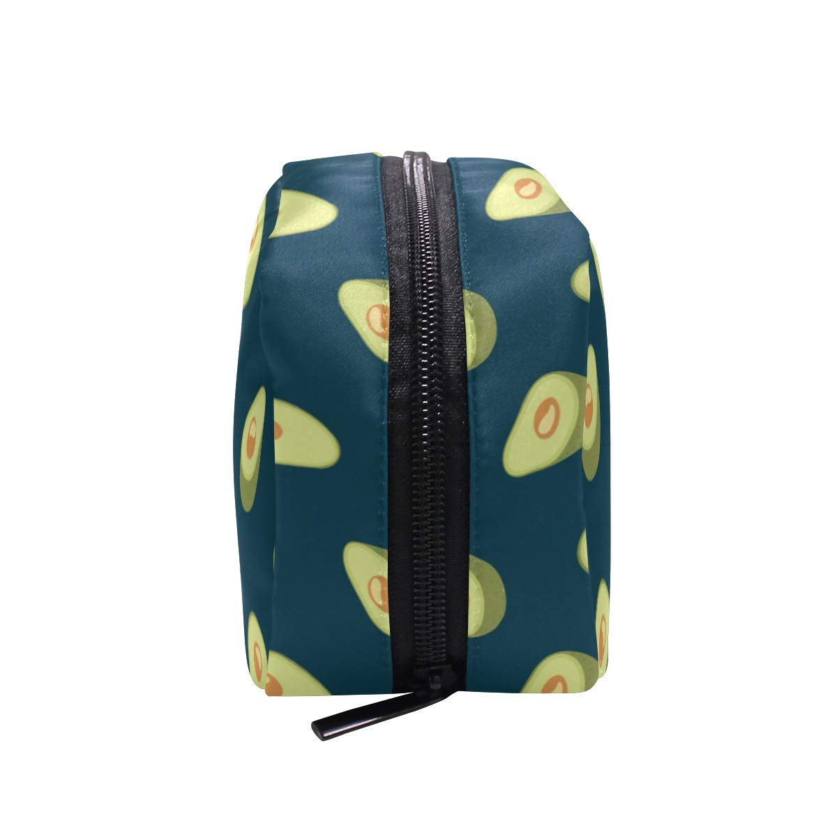 MOYYO Avocado Makeup Bag - Portable Cosmetic Organizer for Women & Girls | Lightweight Travel Toiletry Bag | Healthy Fruits Design | Perfect for Gym, Travel & Daily Use