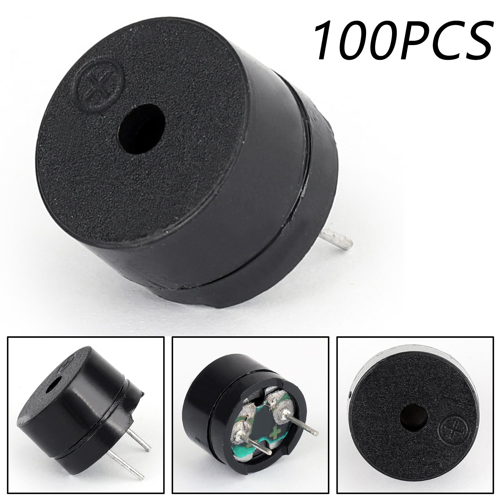 100Pcs 5V 2-Terminal Passive Electronic Buzzers for Arduino Projects - DIY Electronics, Alarm Systems & Educational Kits