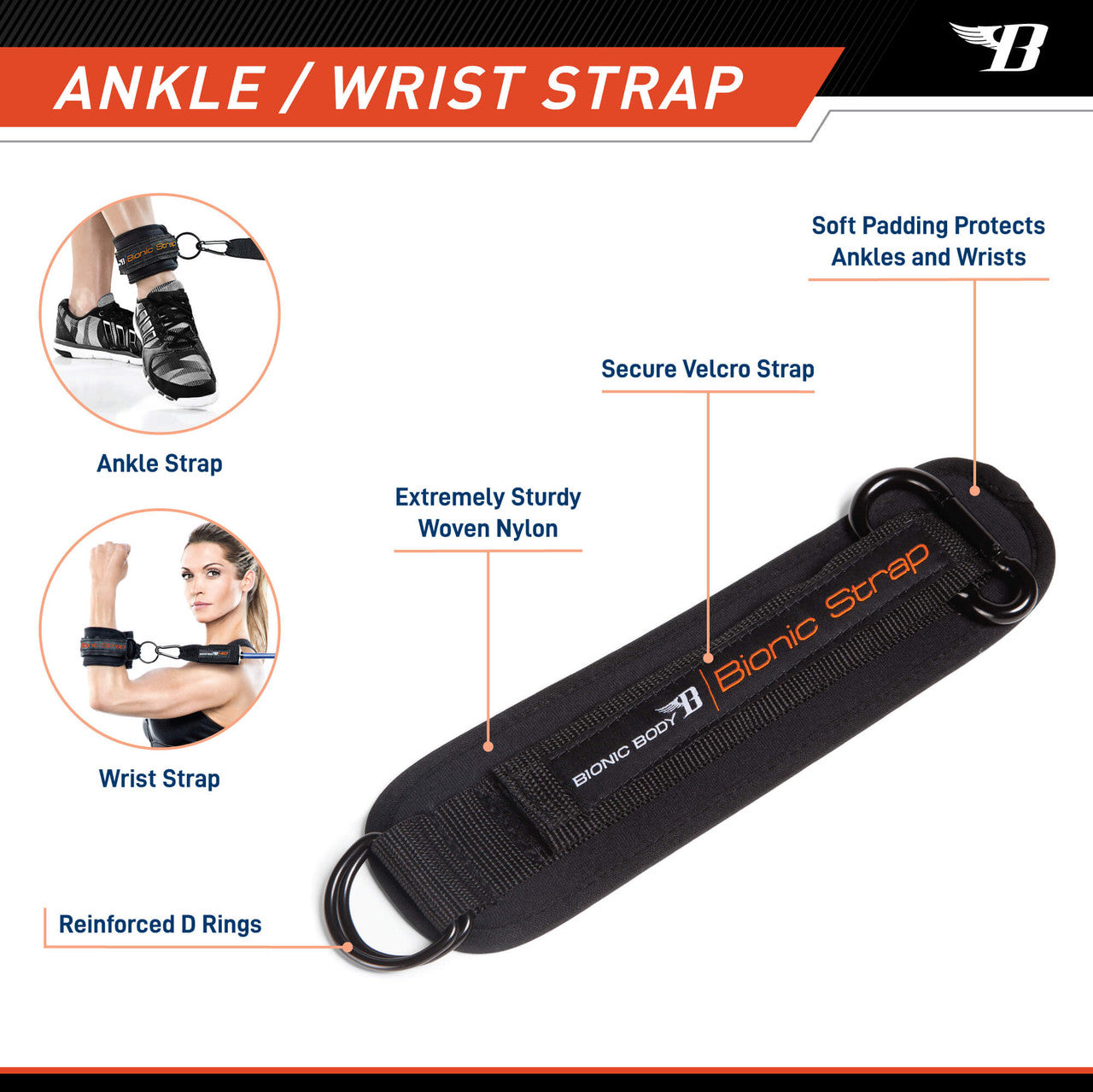 Premium Bionic Body Resistance Band Set - BBKT 090 | Heavy Duty Exercise Bands for Home Workouts, Strength Training & Physical Therapy | Ideal for Gym, Yoga & Fitness Enthusiasts