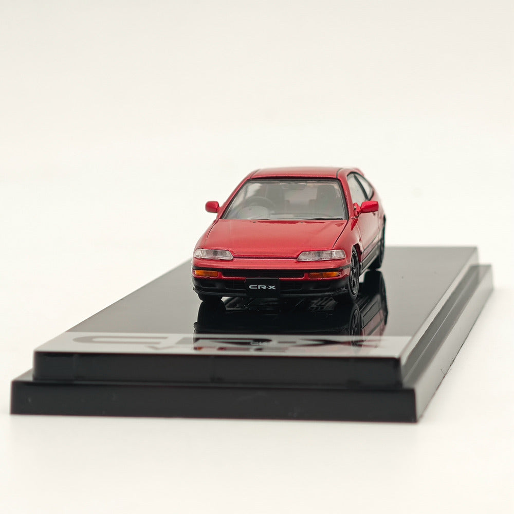 1/64 Scale Honda CR-X SiR (EF8) JDM Style Red Pearl Diecast Model Car - Collectible Miniature Vehicle for Display, Gifts, and Car Enthusiasts