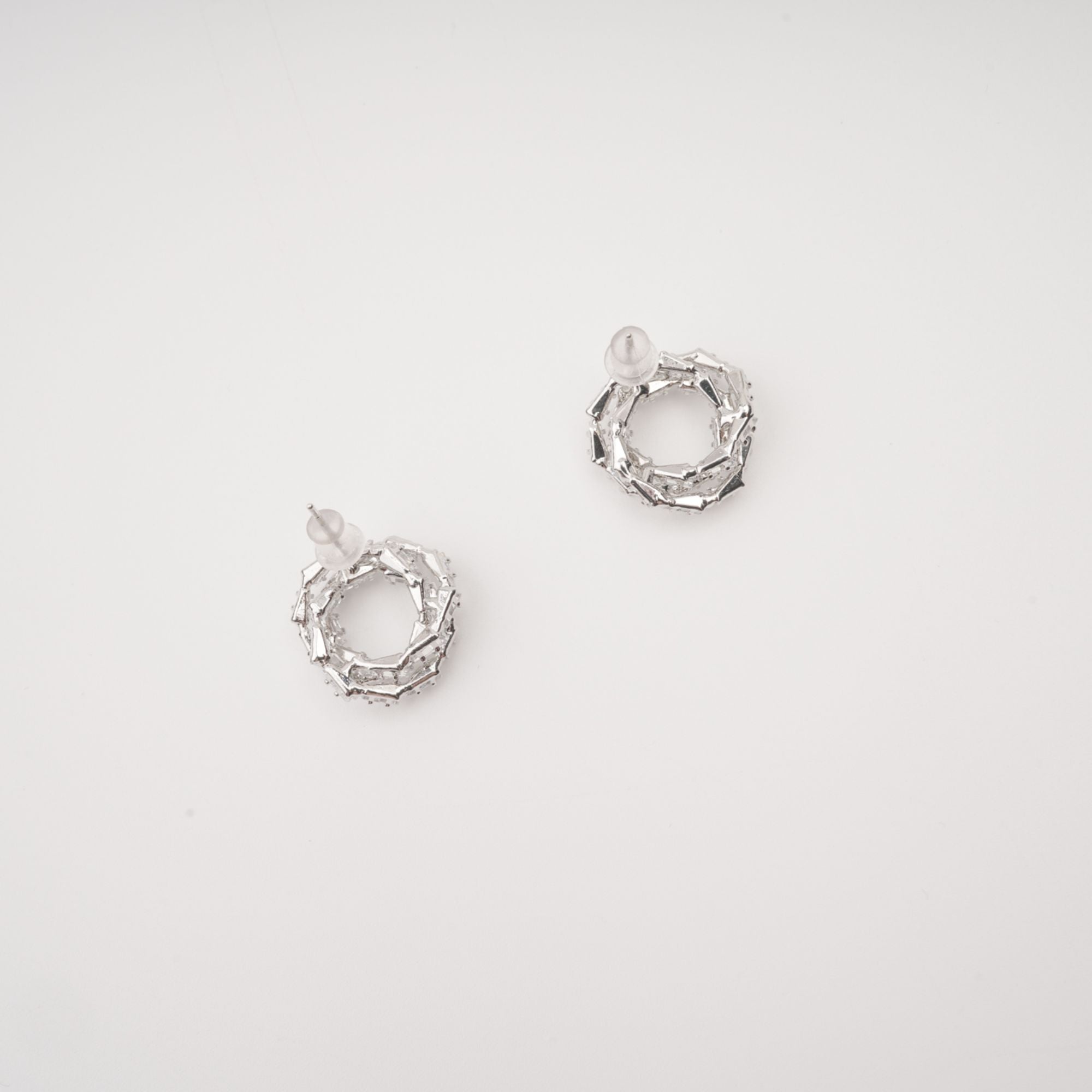 Amelie Crystal Embellished Earrings for Women - Elegant Rhinestone Dangle Earrings for Party, Wedding & Evening Wear