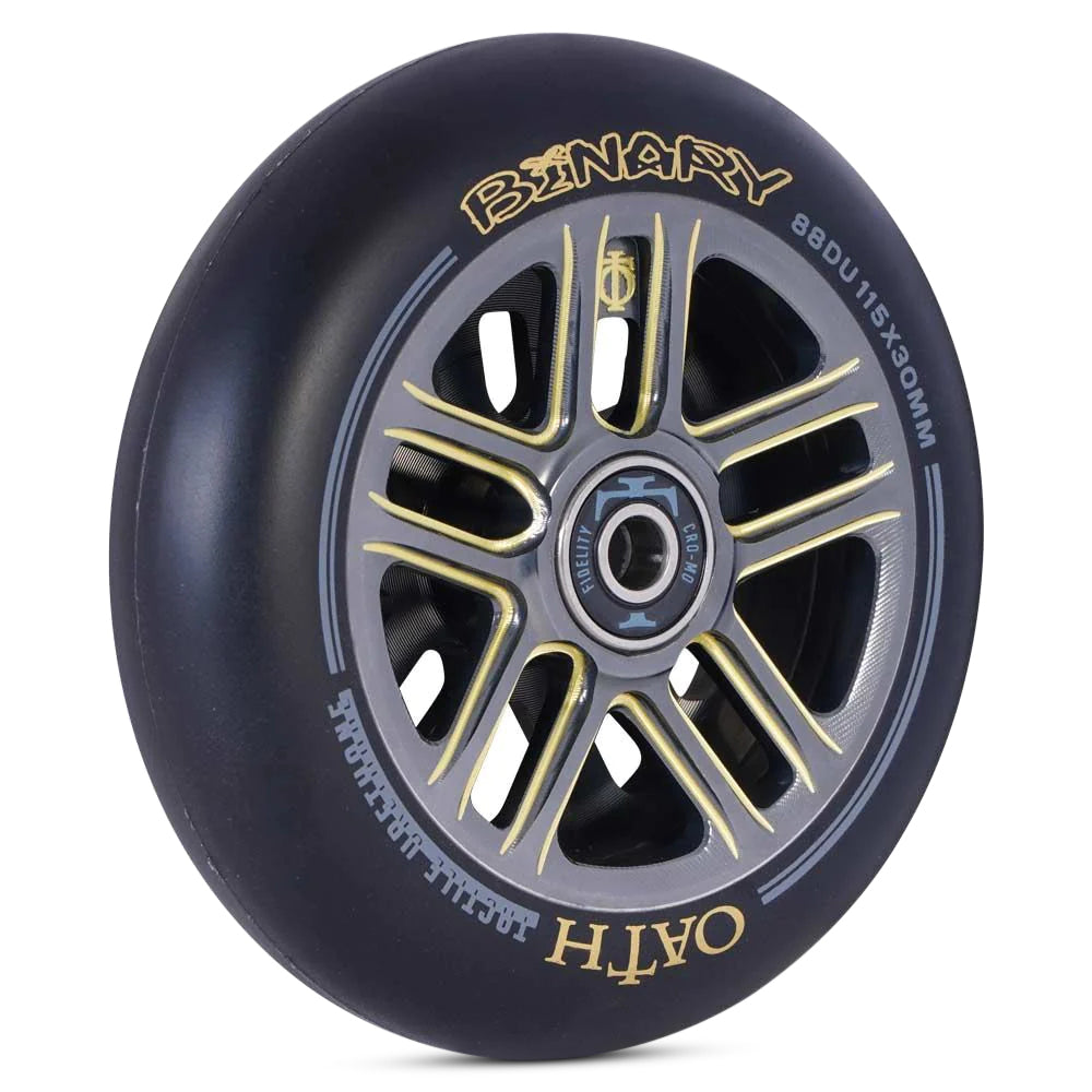 Oath Binary Wheels 30mm Wide - High-Performance Skateboard Wheels for Smooth Riding & Tricks | Perfect for Street Skating & Park Rides
