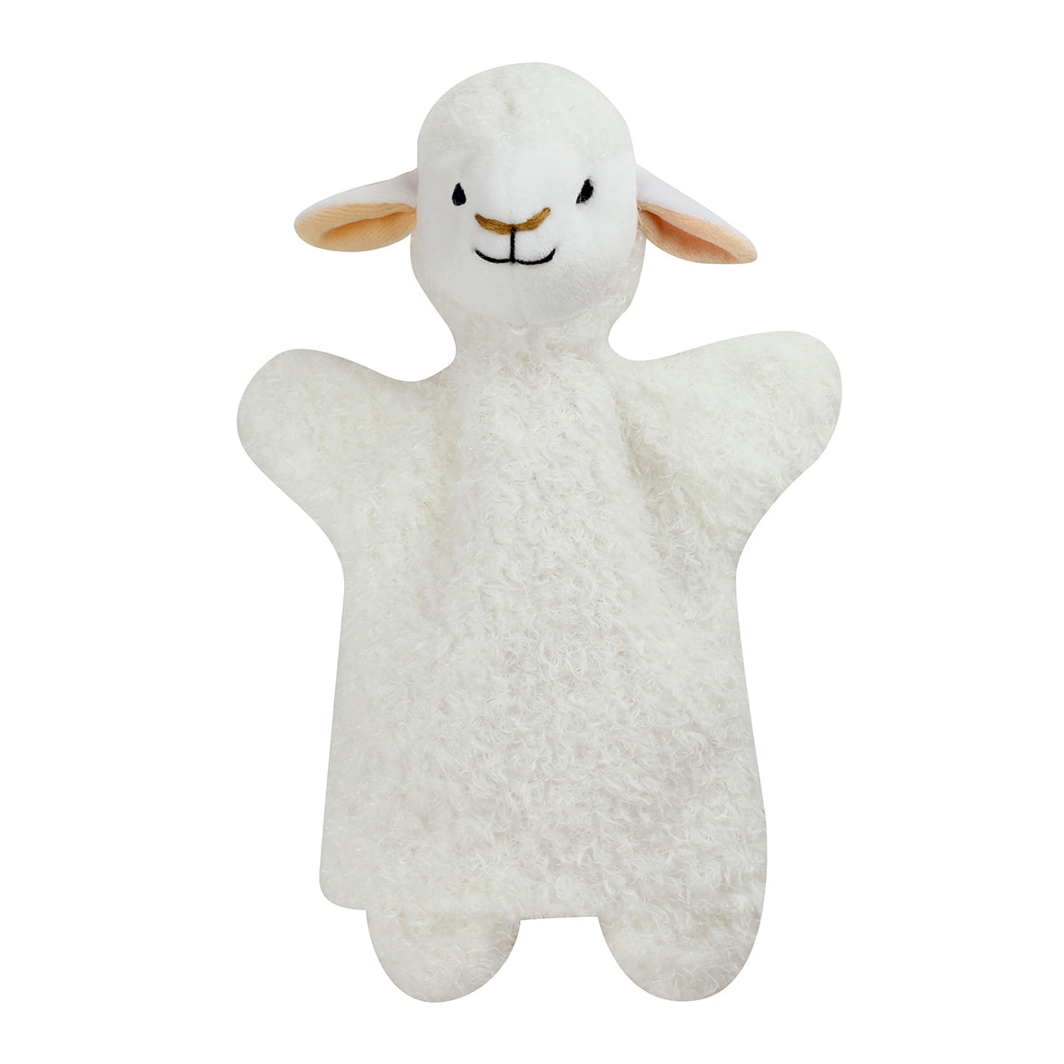 Soft Bass & Bass Baby Hand Puppet Comforter - Cute Lamb Plush Toy for Newborns & Toddlers - Perfect for Playtime, Storytelling & Soothing