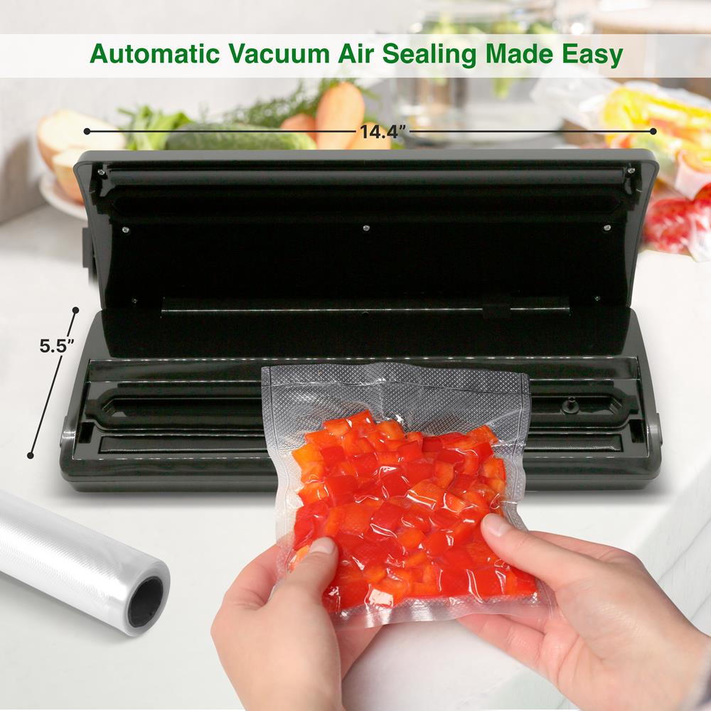 Premium Digital Food Vacuum Sealer System - Airtight Kitchen Appliance for Fresh Food Storage | Perfect for Meal Prep, Sous Vide & Freezer Organization
