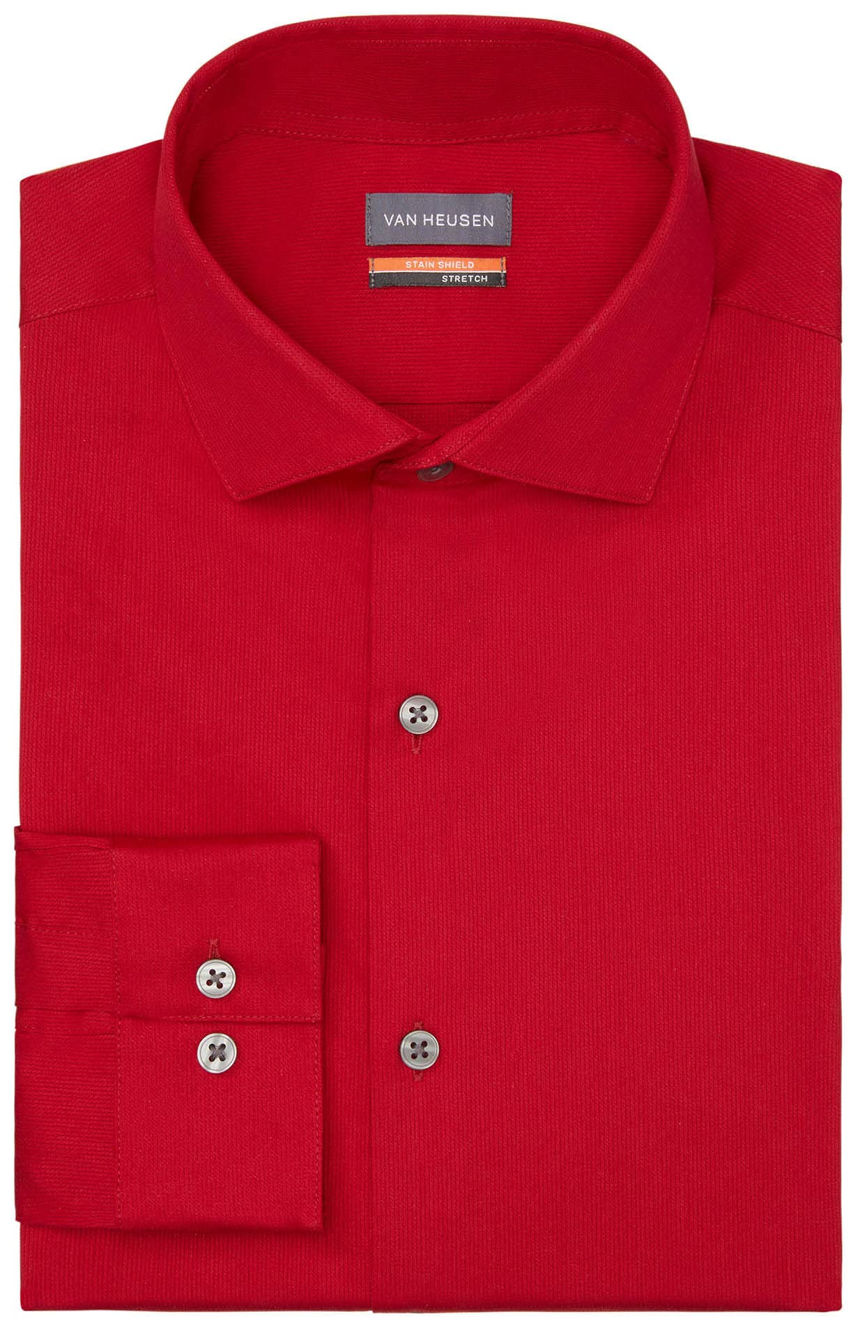 Van Heusen Men's TALL FIT Dress Shirt - Stain Resistant & Stretch Fabric - Big and Tall Sizes - Perfect for Office Wear & Formal Occasions