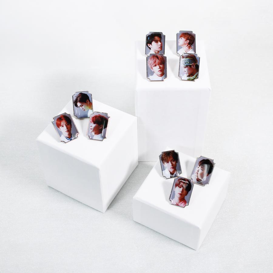 NCT 127 Official Photo Metal Badge Set - Kpop Merchandise for Fans, Collectors & Gift Giving - Perfect for Backpacks, Jackets & Fan Collections