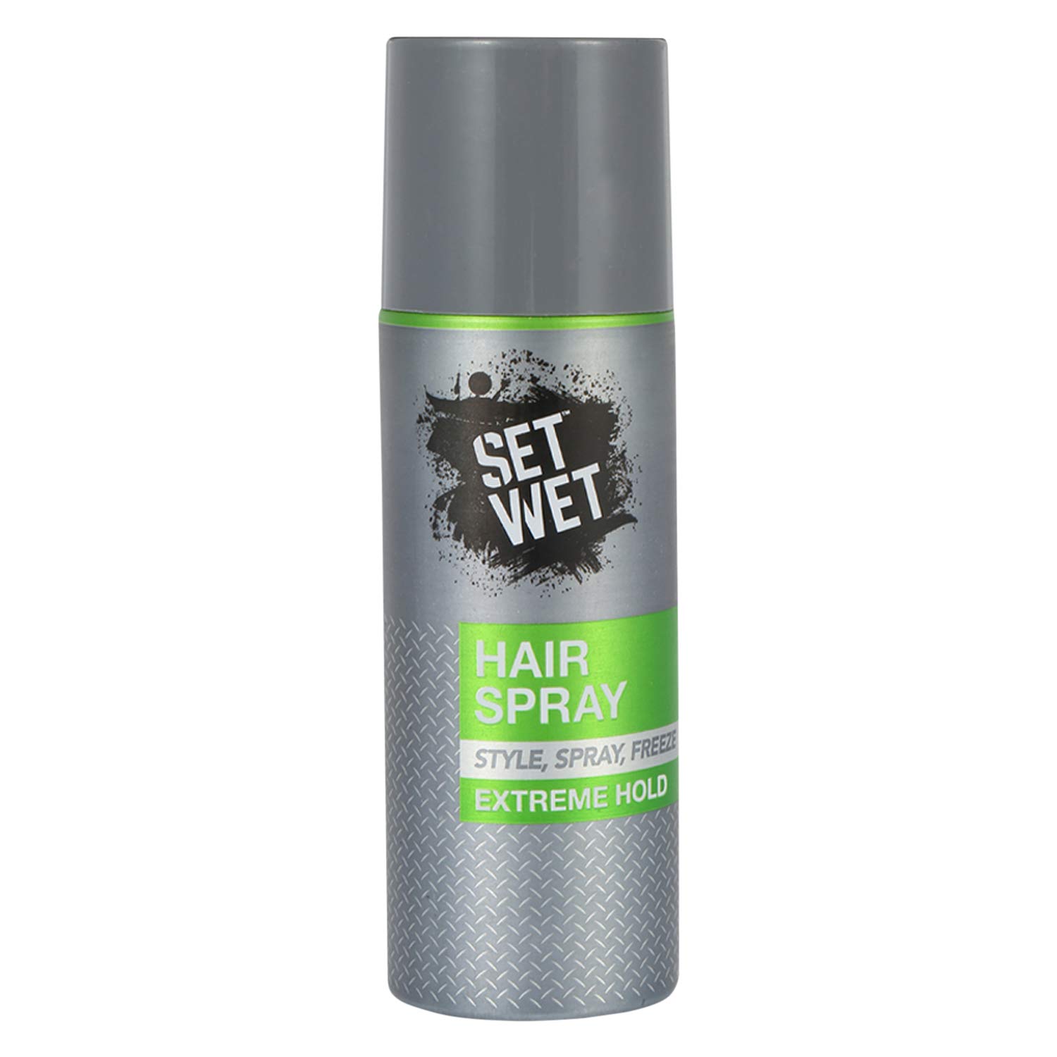 Set Wet Extreme Hold Hair Spray for Men - Strong Styling & Freezing Spray 200ml + Glaze Hair Styling Wax 60g - Perfect for Daily Grooming, Party Looks & Professional Hairstyles