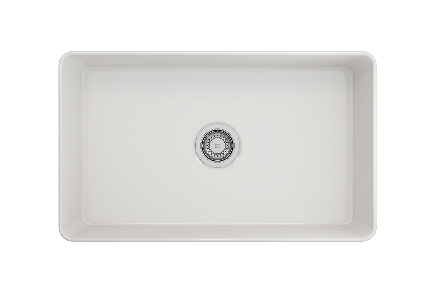 BOCCHI ADERCI FORTE 30 Ultra Slim Farmhouse Fireclay Single Bowl Kitchen Sink