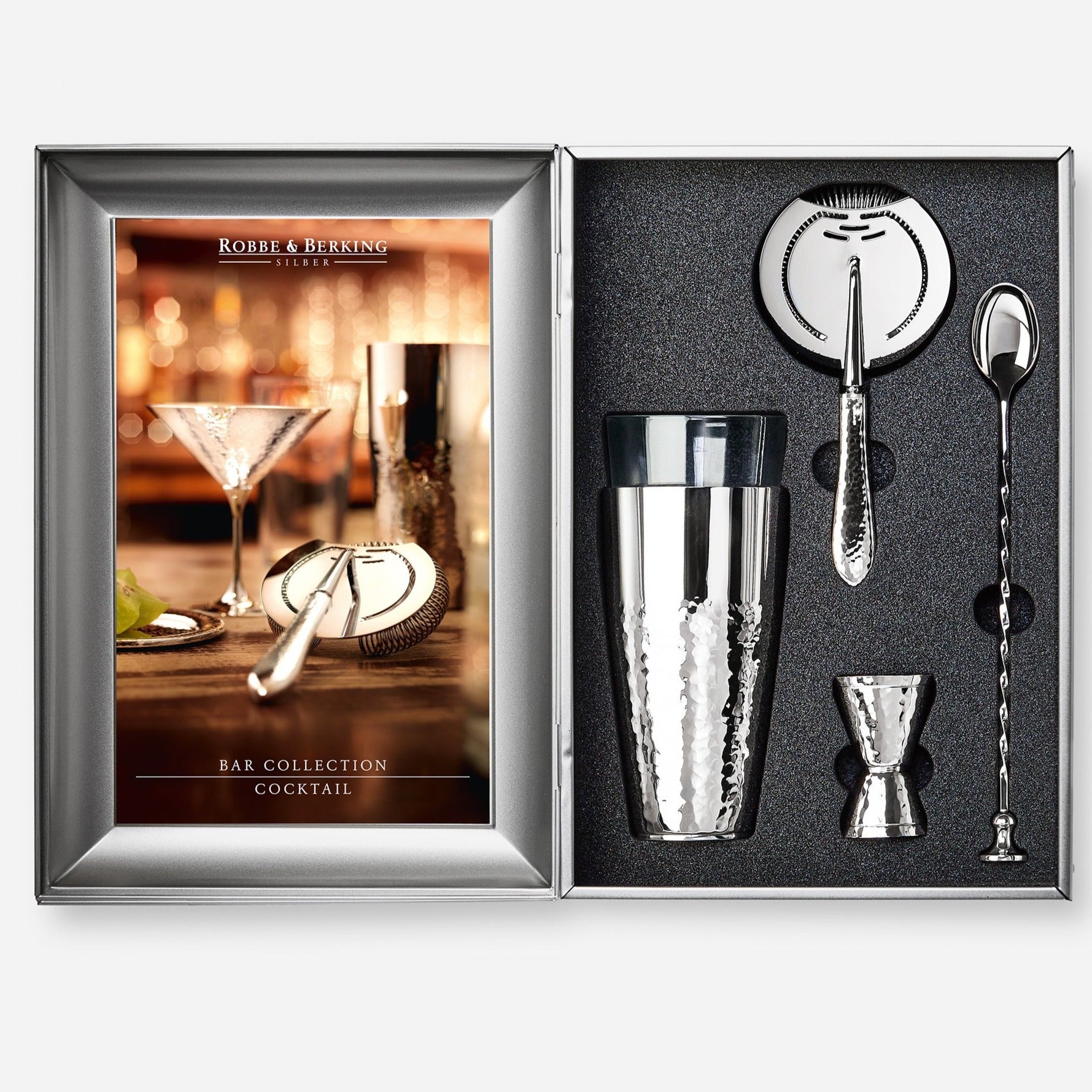 Robbe Berking Martel Bar Set - Premium Stainless Steel Cocktail Mixing Set for Home & Professional Bartenders | Perfect for Cocktail Parties, Home Bars & Gifts