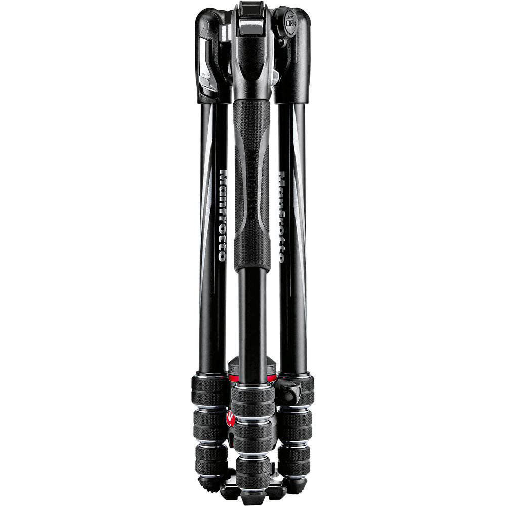 Manfrotto Befree Advanced Lightweight Aluminum Travel Tripod with 494 Ball Head - Twist Lock System, Black | Perfect for Photography, Vlogging & Outdoor Adventures