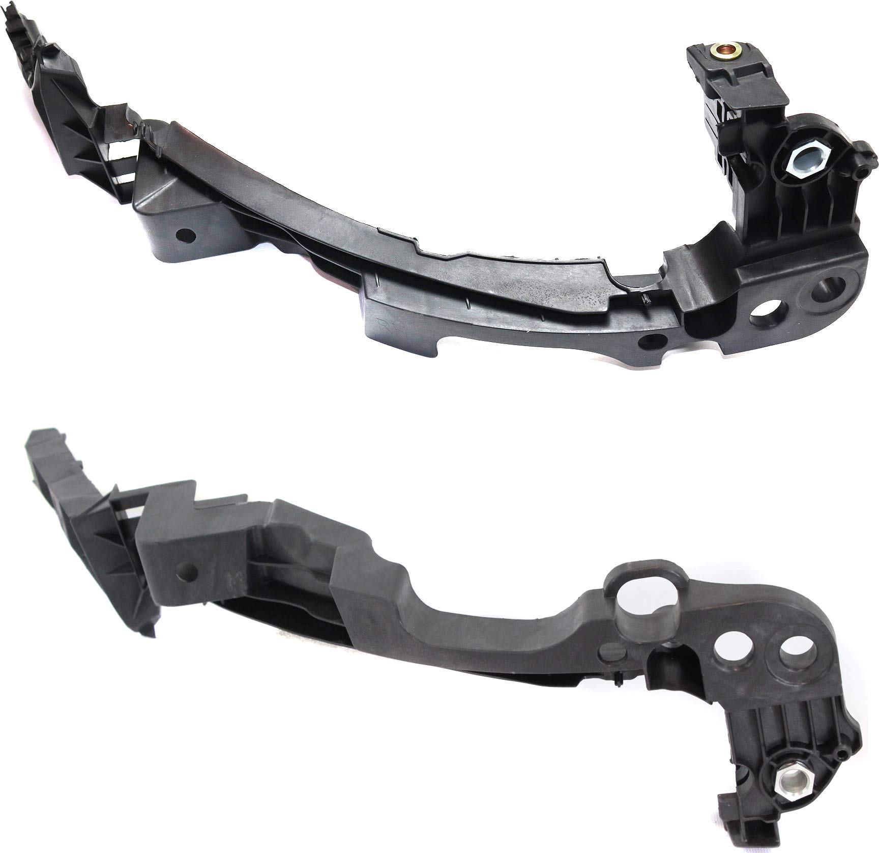 Evan Fischer Front Bumper Bracket Set for 2010-2014 Volkswagen Golf & GTI | 2012-2013 Golf R | 2010 Golf City Hatchback | Left & Right Outer Replacement Parts | Perfect for Collision Repair & Vehicle Maintenance