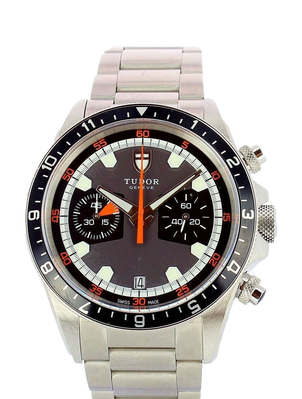 70330N Stainless Steel Grey & Black Watch - Perfect for Business, Casual, and Formal Occasions