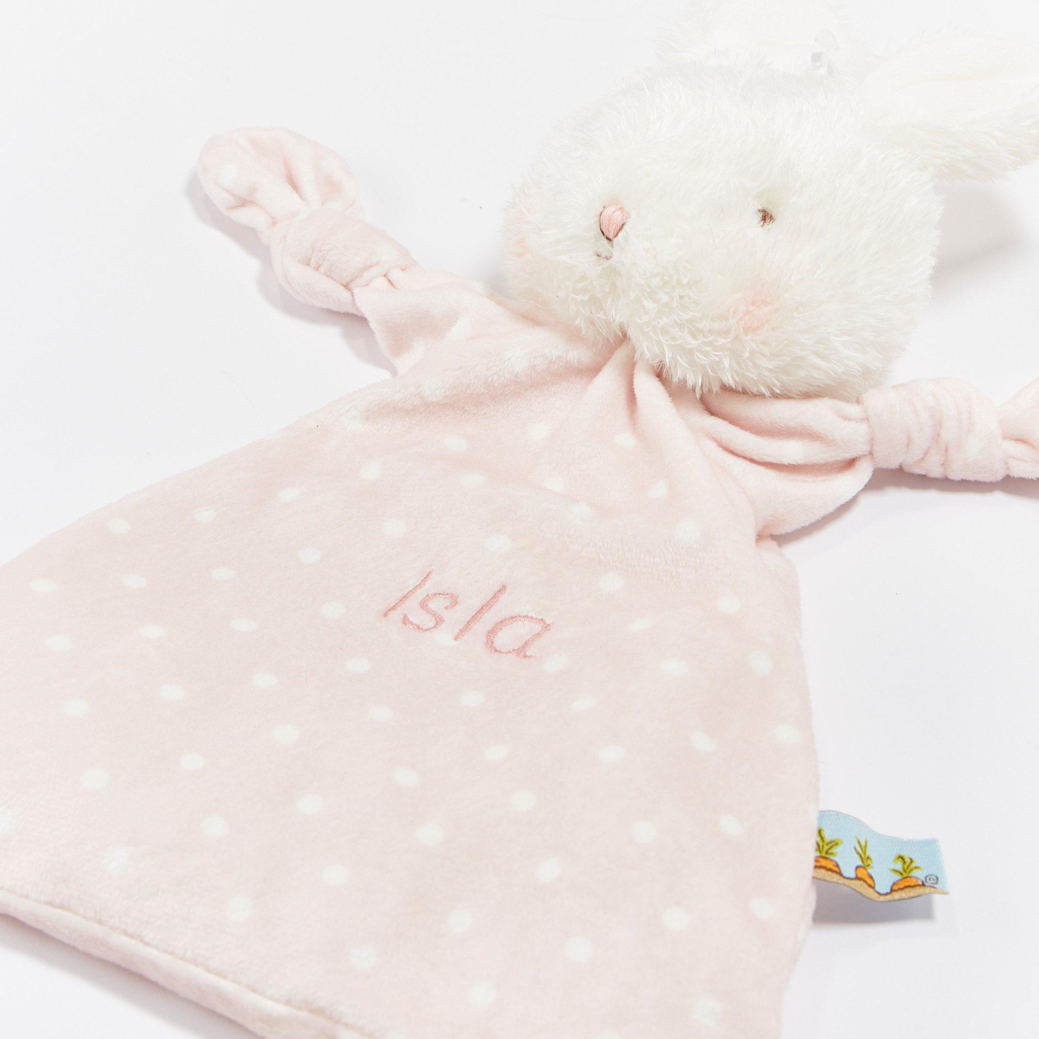 Blossom Bunny Plush Toy - Soft Stuffed Animal for Kids, Cute Knotted Bunny Friend - Perfect for Cuddling, Gifts, and Nursery Decor