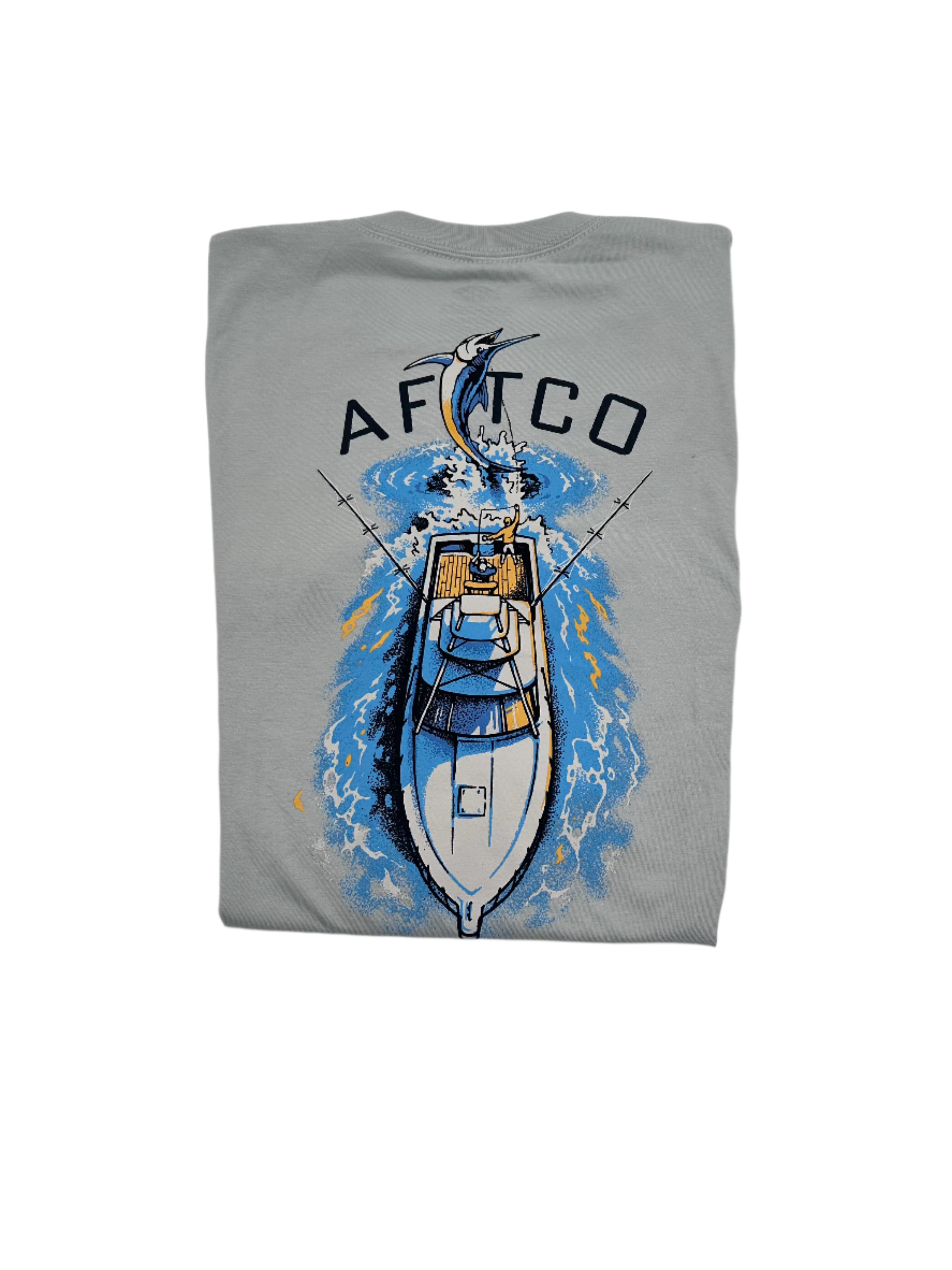 Aftco Boys' Short Sleeve Graphic T-Shirt - Cool & Comfortable Top for Outdoor Activities, Fishing, and Casual Wear