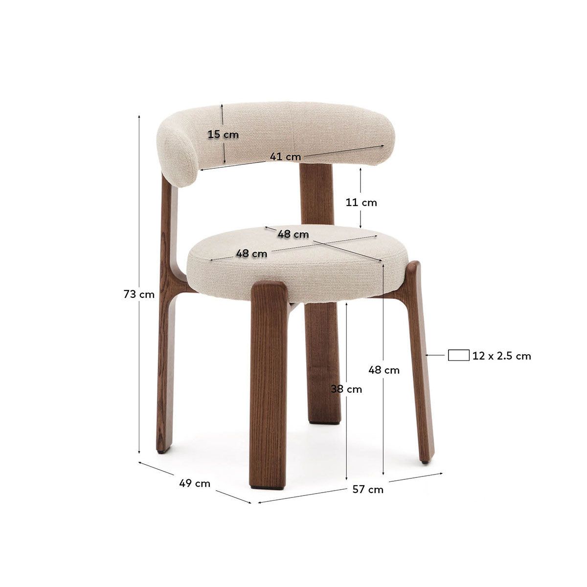 Premium Granite Dining Chairs - Elegant & Durable Stone Seating for Kitchen, Dining Room & Outdoor Patio - Heavy Duty Comfort for Home & Restaurant Use