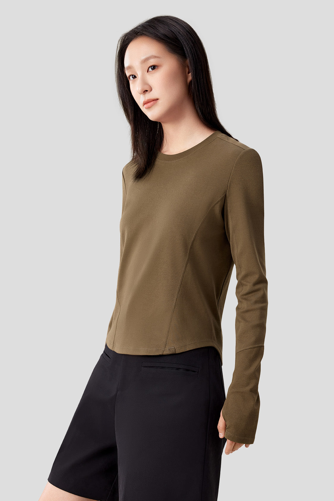 SilkFlex Women's High Stretch Tech Cotton 2.0 T-Shirt - Soft Breathable Comfort Fit for Yoga, Running & Everyday Wear