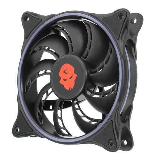 120mm RGB CPU Cooling Fan - 3Pin/4Pin Silent PC Case Fan with Backlit LED for Computer Radiator & Heatsink | Ideal for Gaming PC Builds & Desktop Cooling Systems