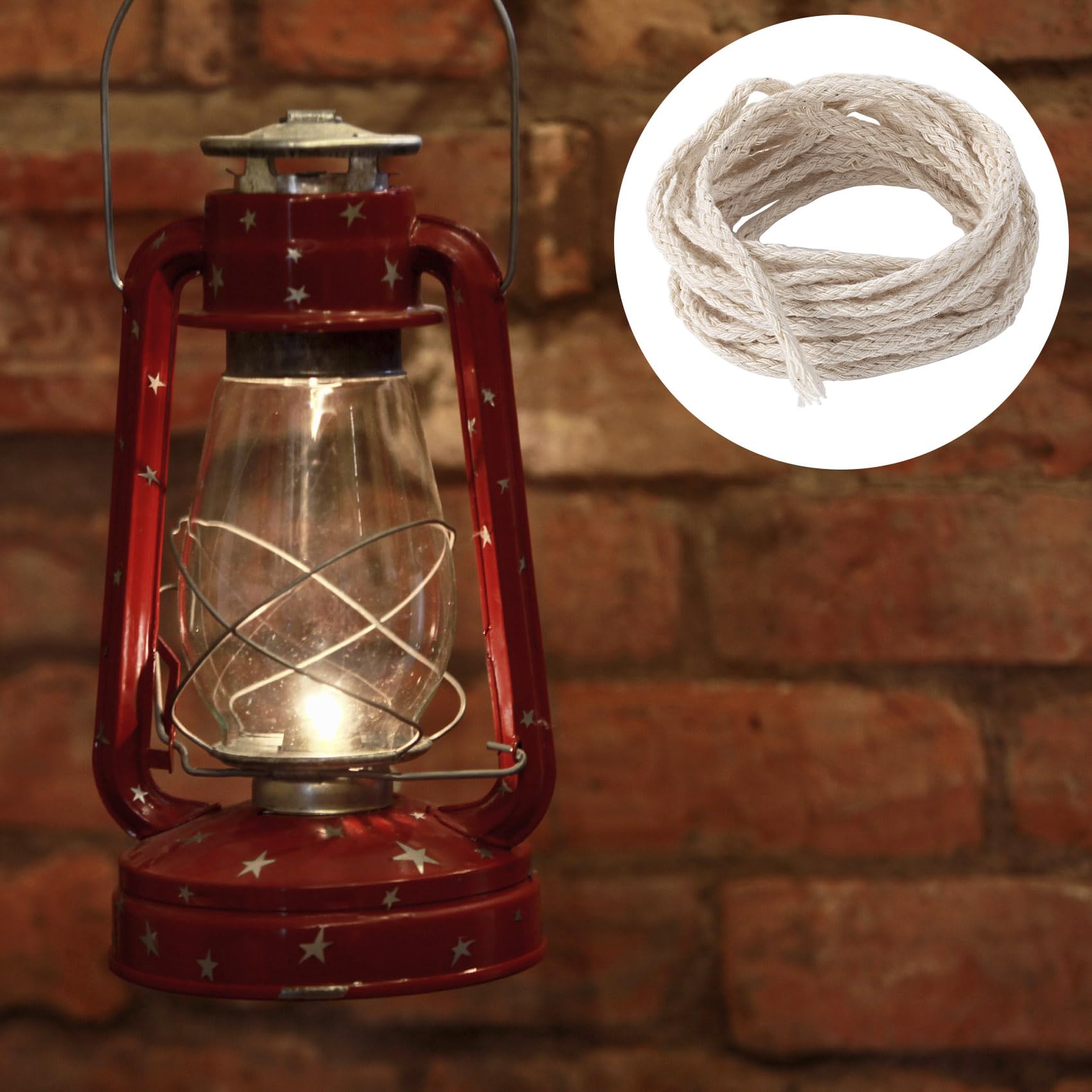 65.6 Ft Oil Lamp Wicks Replacement - 1/10