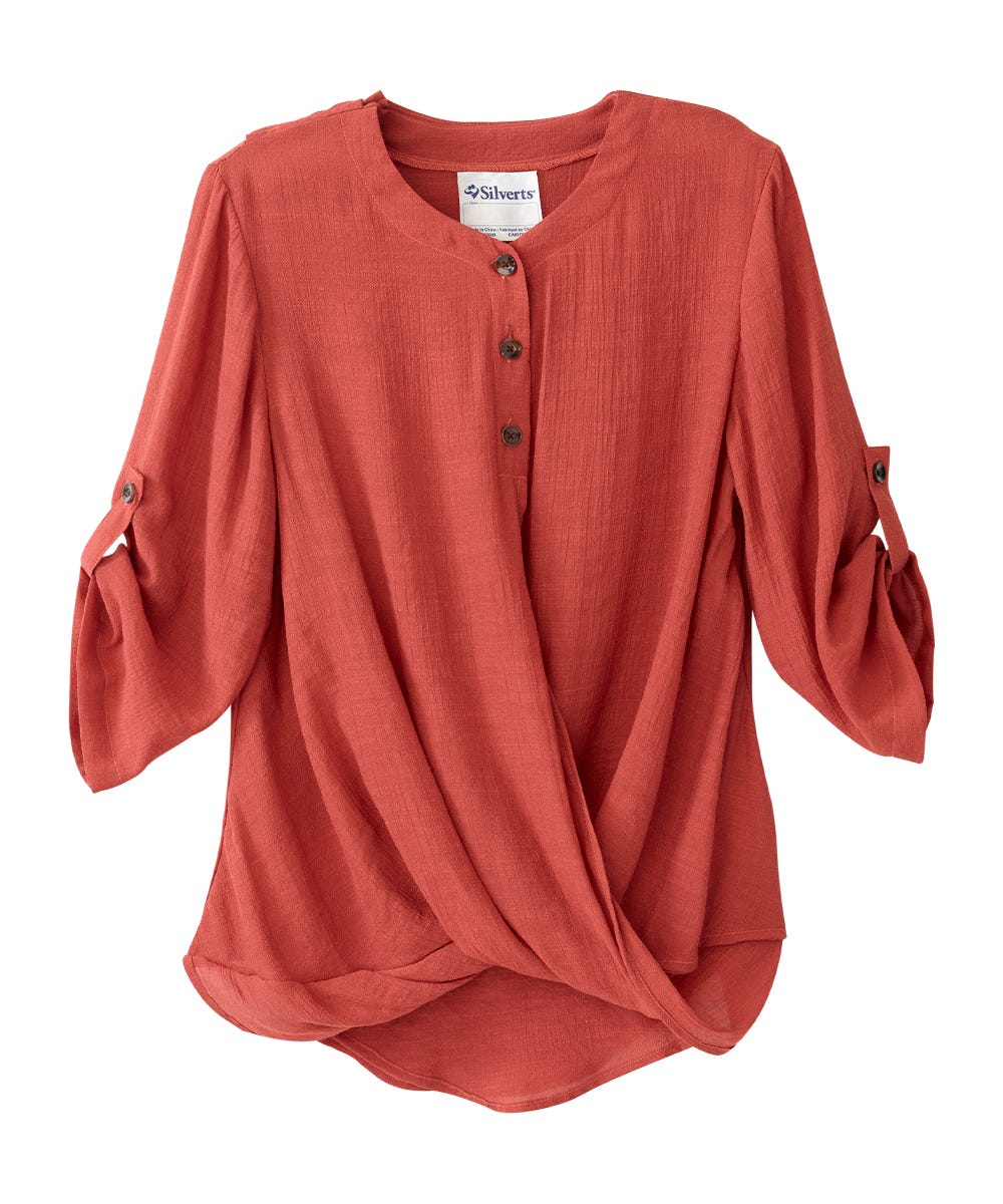 Women's Open Back Henley Top with Convertible Sleeves - Casual & Sexy Summer T-Shirt for Date Night, Beach Outings & Music Festivals
