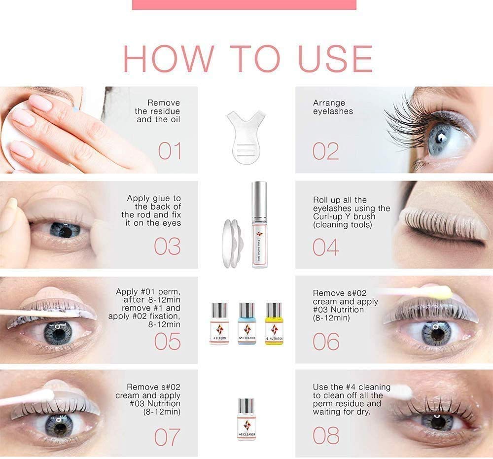Professional Lash Lift Kit for Eyelash Perm & Curling - Semi-Permanent Lash Lifting & Waving Kit for Home & Salon Use - Perfect for DIY Beauty, Bridal Makeup, and Professional Stylists