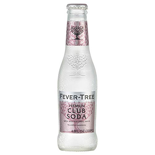 Evaxo Fever Tree Club Soda 200ml (24-Pack) - Premium Tonic Water for Cocktails, Mixers & Refreshing Drinks | Perfect for Home Bars, Parties & Gourmet Cooking