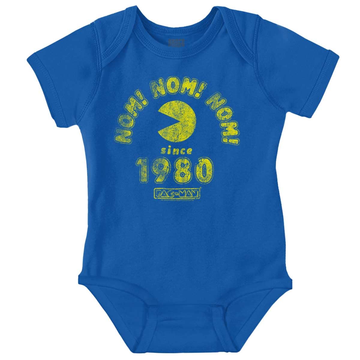 Brisco Brands PACMAN 80s Arcade Game Baby Onesie - Cute Unisex Infant Bodysuit for Boys & Girls | Retro Video Game Themed Outfit for Playtime & Photo Shoots