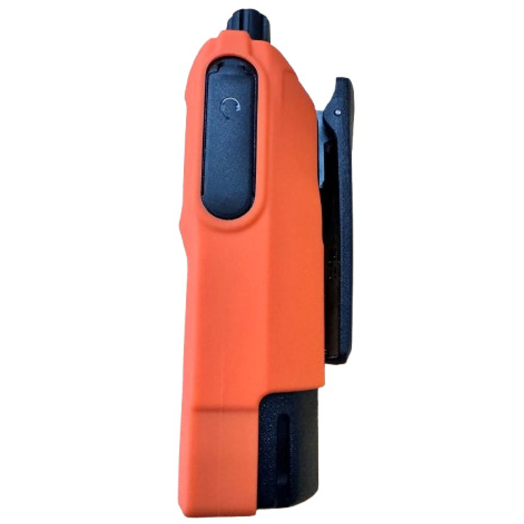Shockproof & Non-Slip Silicone Protective Case for Motorola R2 Two-Way Radio - Durable Cover for Construction, Hiking, and Emergency Communication