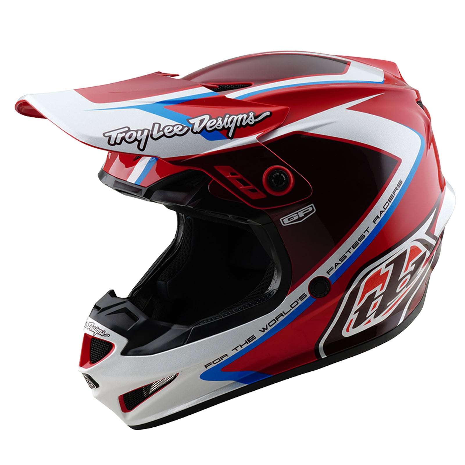 GP Helmet Shutter Red - Lightweight Motorcycle Helmet with UV Protection - Perfect for Racing, Cruising & Urban Riding