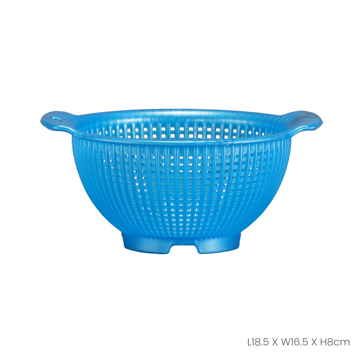 Stainless Steel Washing Colander No.1 (1081) - Perfect for Washing Fruits, Vegetables, and Pasta in the Kitchen