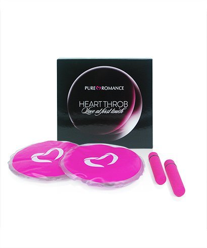 Pure Romance Heart Throb Massager - Reusable Heating Packs for Muscle Relaxation & Intimate Pleasure - Perfect for Couples, Spa Nights & Self-Care Routines