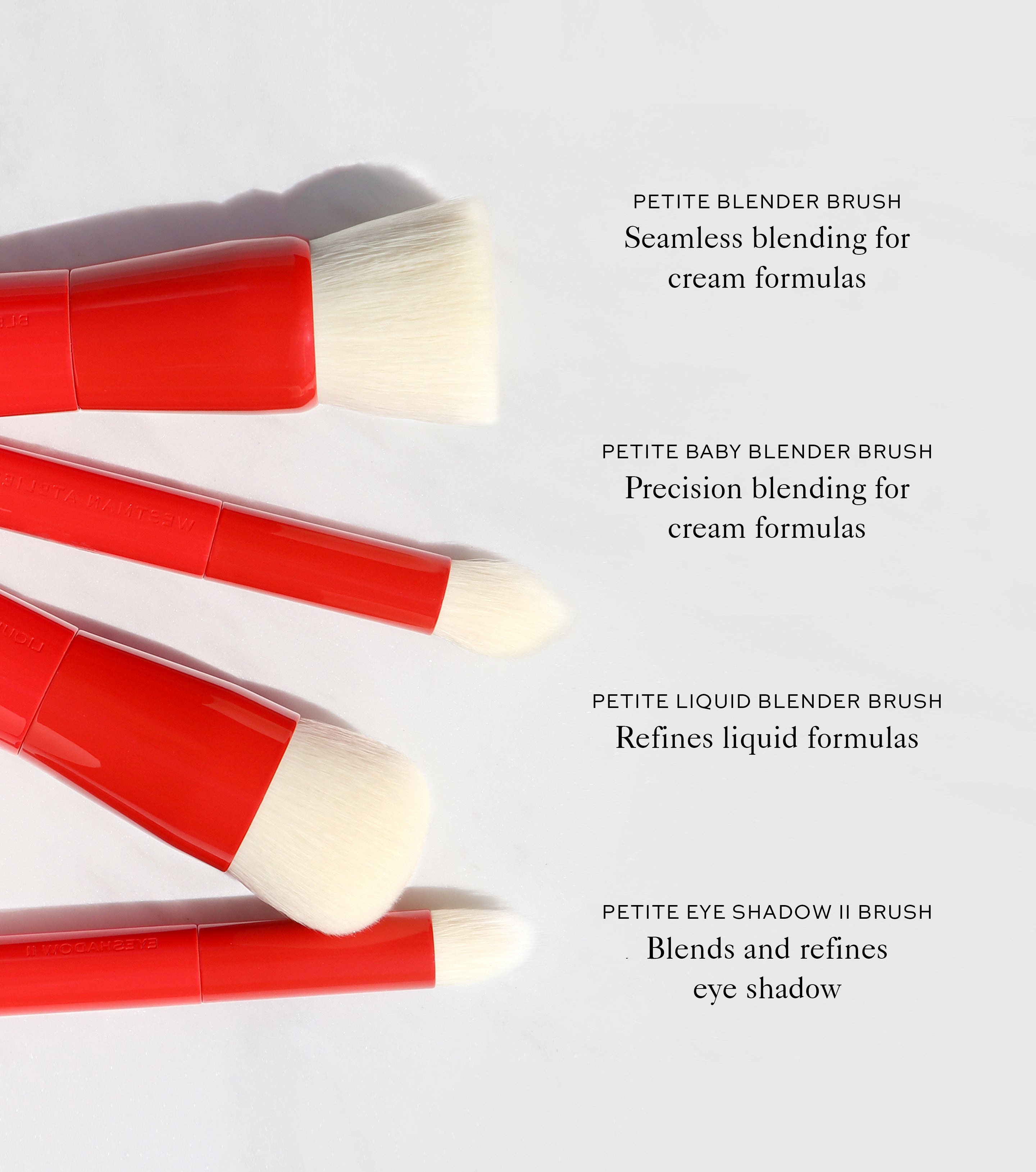 Premium Petite Blending Brush Set - Soft Makeup Brushes for Eyeshadow & Contouring | Perfect for Travel & Professional Makeup Kits