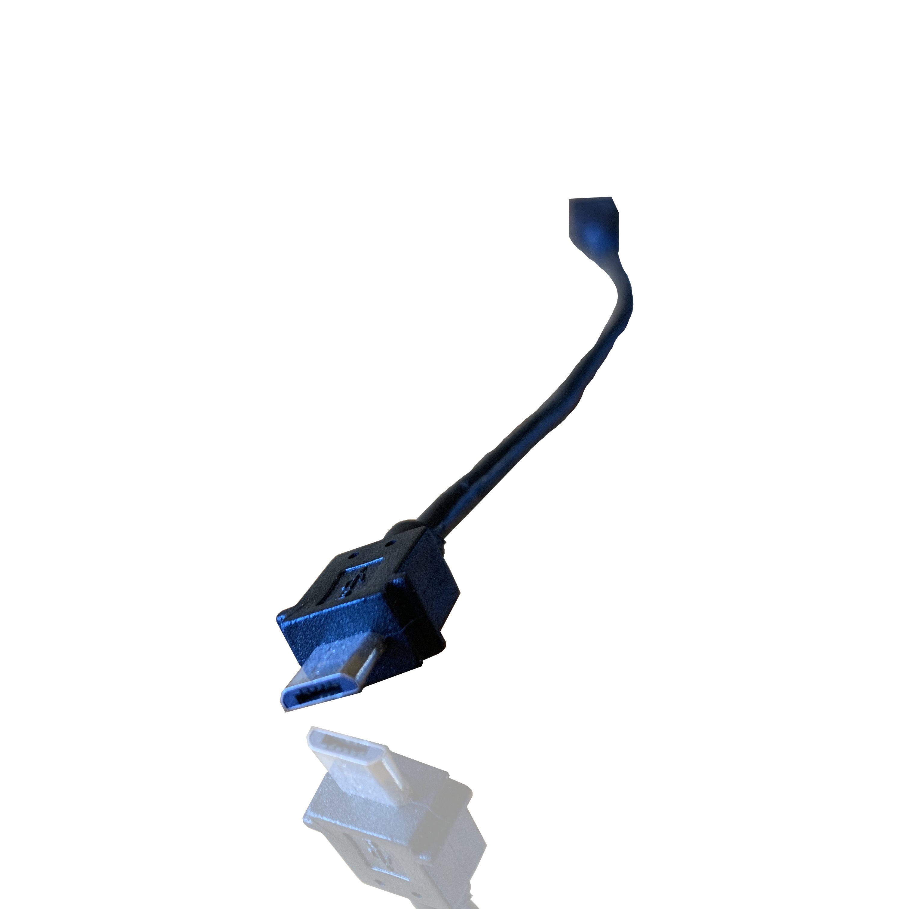 15cm Female MicroUSB to Male Micro B 5-Pin Cable - Fast Charging & Data Sync for Android Phones, Tablets, and Accessories - Perfect for Home, Office, and Travel Use