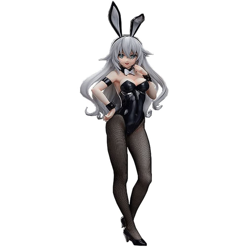 OneOneSay 1/4 Scale Hyperdimension Neptunia Black Heart Bunny Ver. PVC Anime Figure - 17inch/43cm Collectible Model for Anime Lovers - Perfect for Display, Gift Giving, and Anime Collections