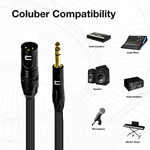 Professional 100ft Yellow Balanced XLR Male to 1/4
