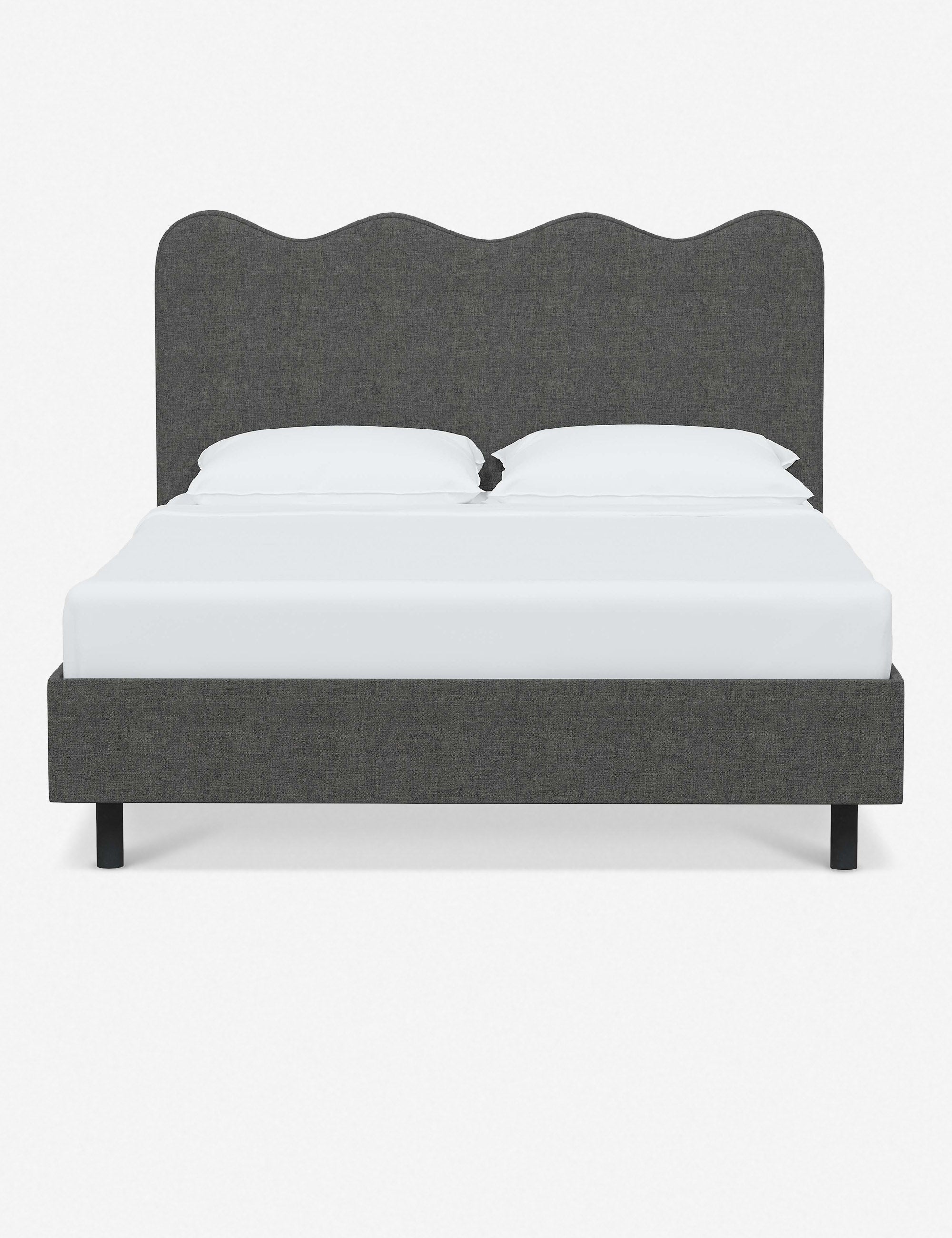 Clementine Platform Bed Frame - Modern Minimalist Wooden Bed with Sturdy Support - Perfect for Bedroom, Guest Room & Small Spaces