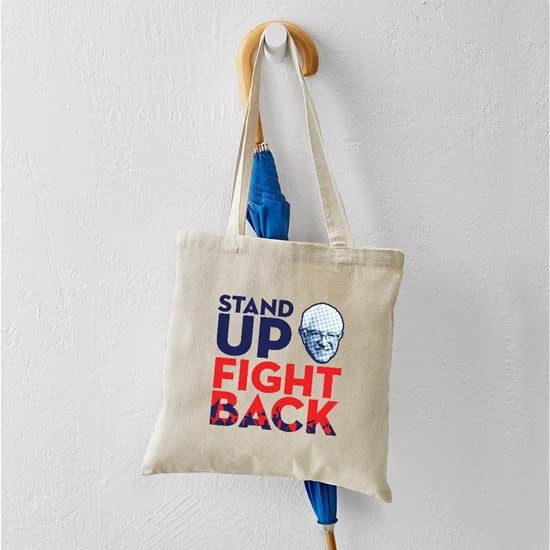 Fight Back Tote Bag - Eco-Friendly Natural Canvas Reusable Shopping Bag for Groceries, Beach & Daily Use | CafePress