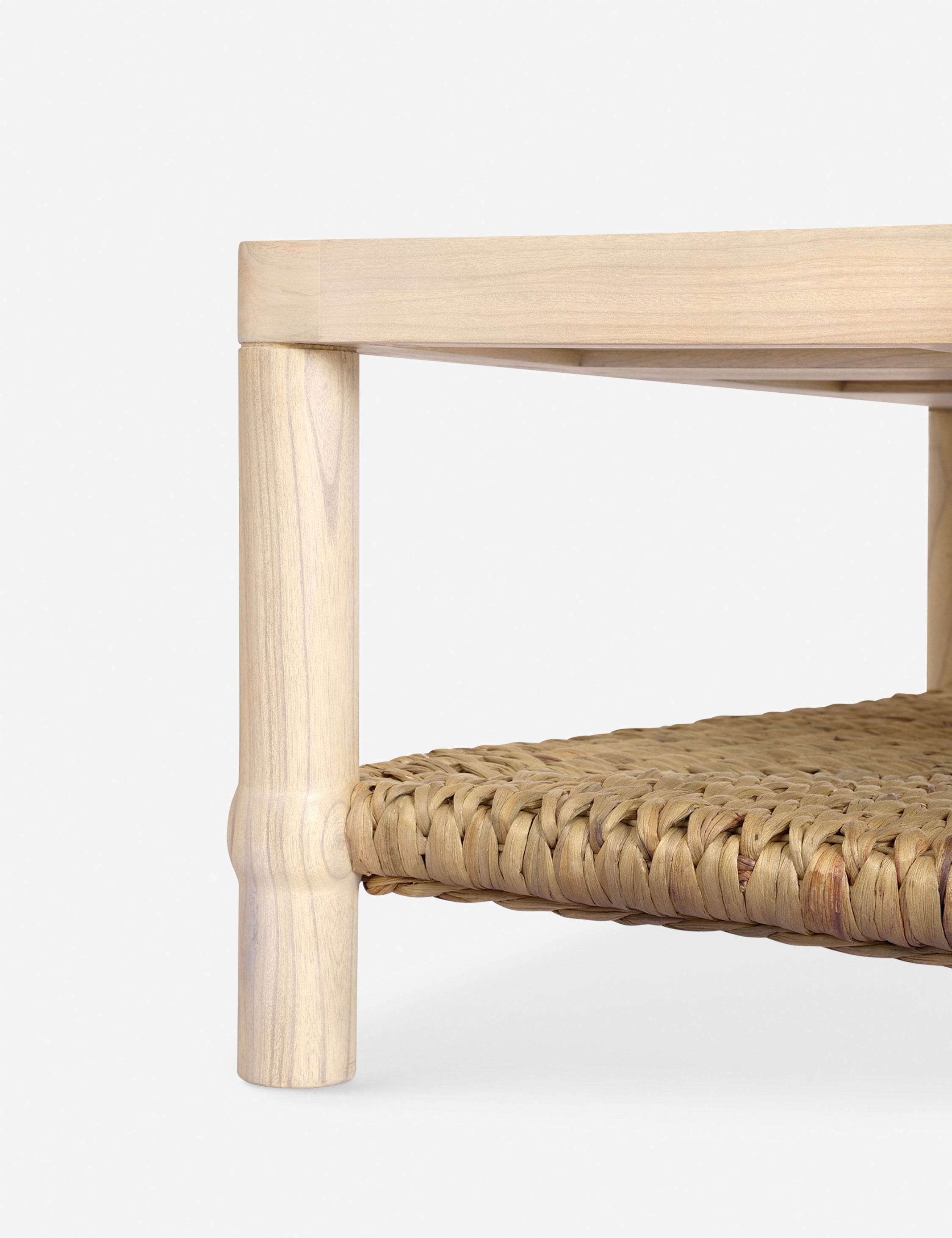 Gabriella Coffee Table by Amber Lewis x Four Hands - Modern Wooden Living Room Table for Home Decor & Stylish Interior Design