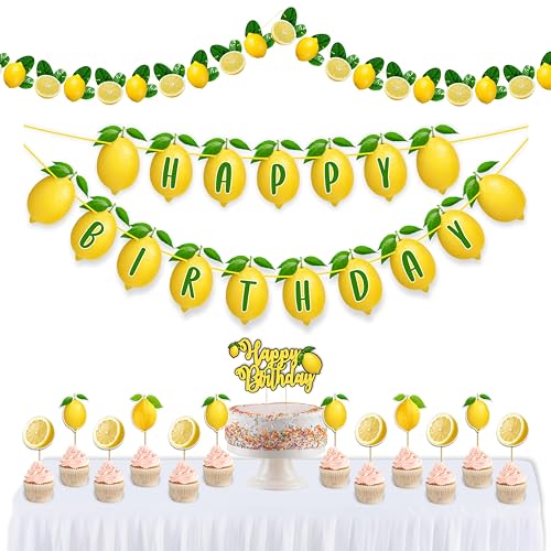 Lemon Theme Birthday Party Supplies