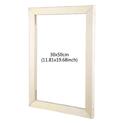 40x50cm Wooden Picture Frame for Photos, Digital Oil Paintings & Diamond Art - DIY Wall Decor for Living Room, Bedroom, Office (Color: 3050)