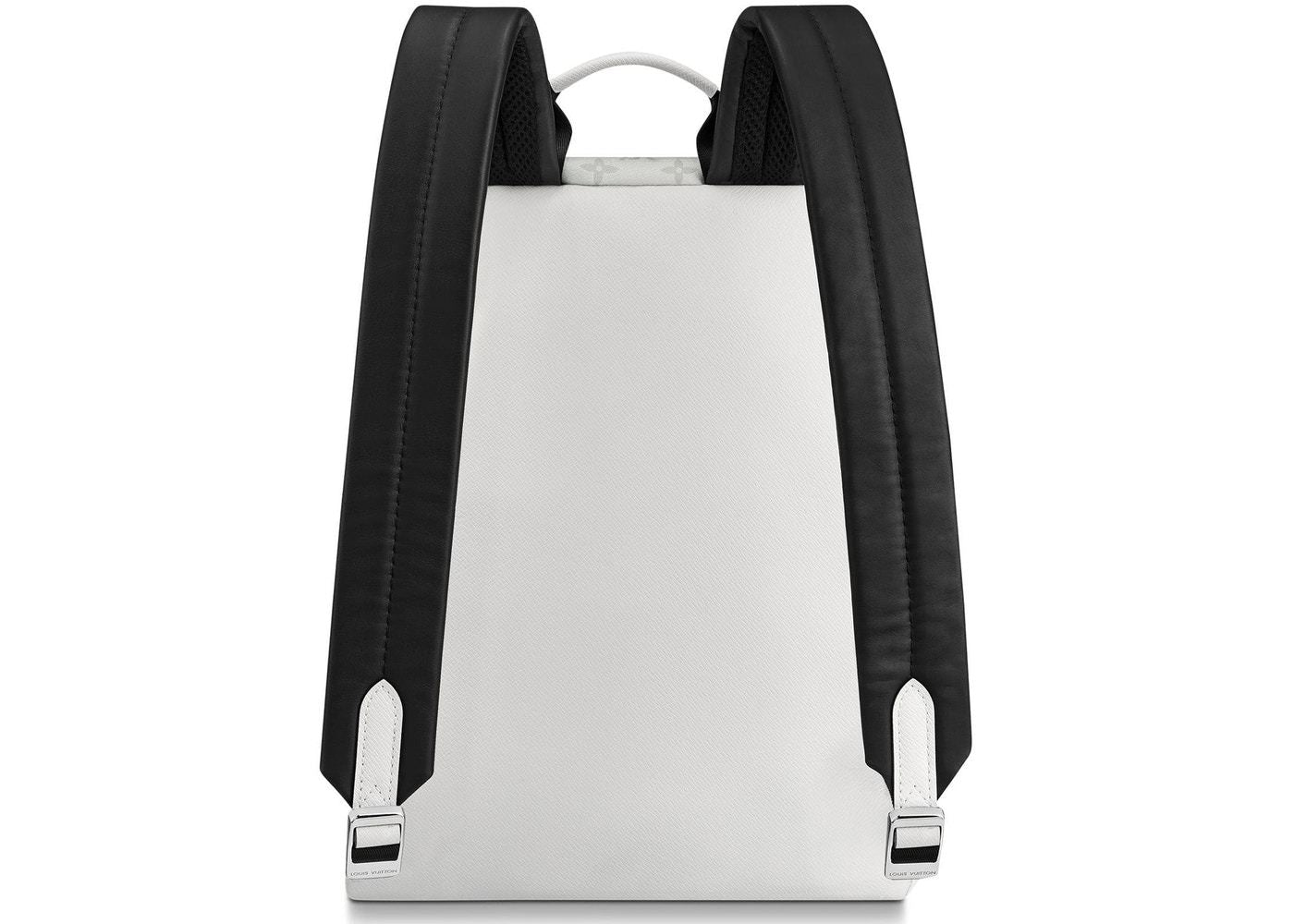LV Discovery Backpack PM Taiga Leather Monogram White - Luxury Designer Backpack for Travel, Work & Everyday Use