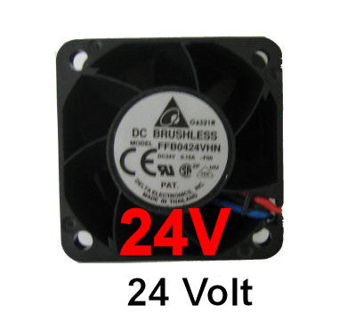 24V Delta 40x40x28mm Cooling Fan with 3-Pin Connector - FFB0424VHN - Perfect for PC Cooling, Electronics Projects & Server Racks