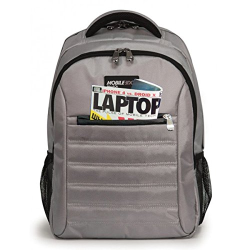 Mobile Edge SmartPack Laptop Backpack for Men & Women - 16 Inch Laptop Compatible - Ultra Lightweight Business & Travel Backpack (Silver) - Perfect for Office Commute, College Students & Airplane Carry-On