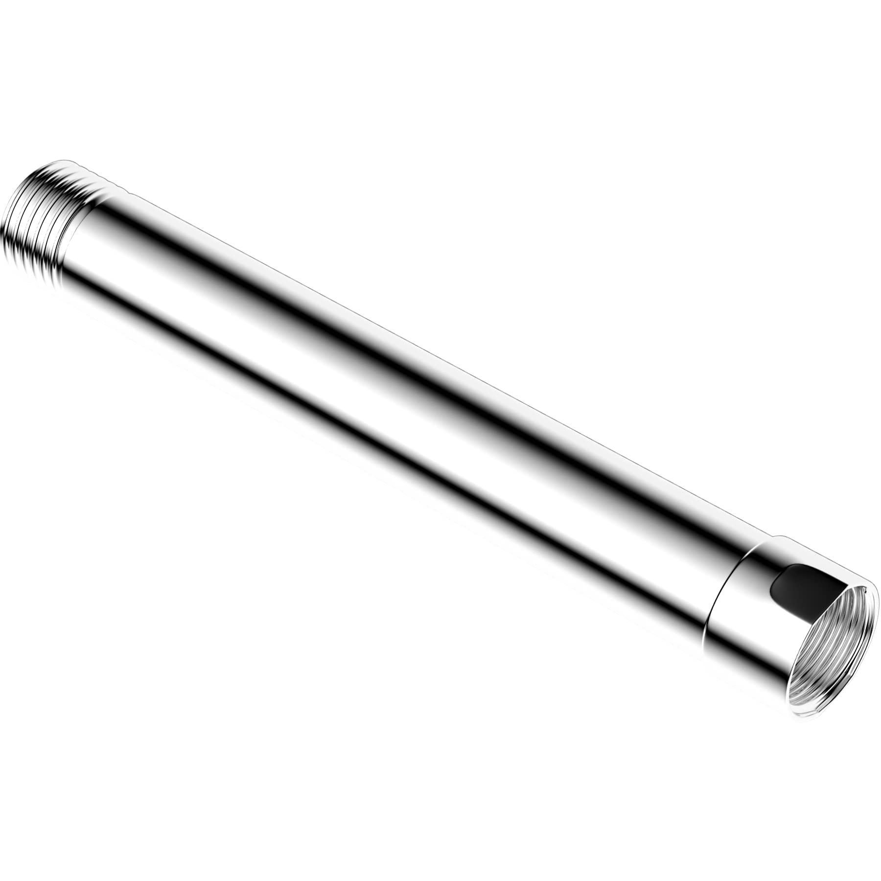 **iFealClear 6 Inch Solid Brass Shower Arm Extension - Chrome Finish - Easy Install for Lowering Existing Shower Head - Perfect for Bathroom Renovation & Accessibility Needs**