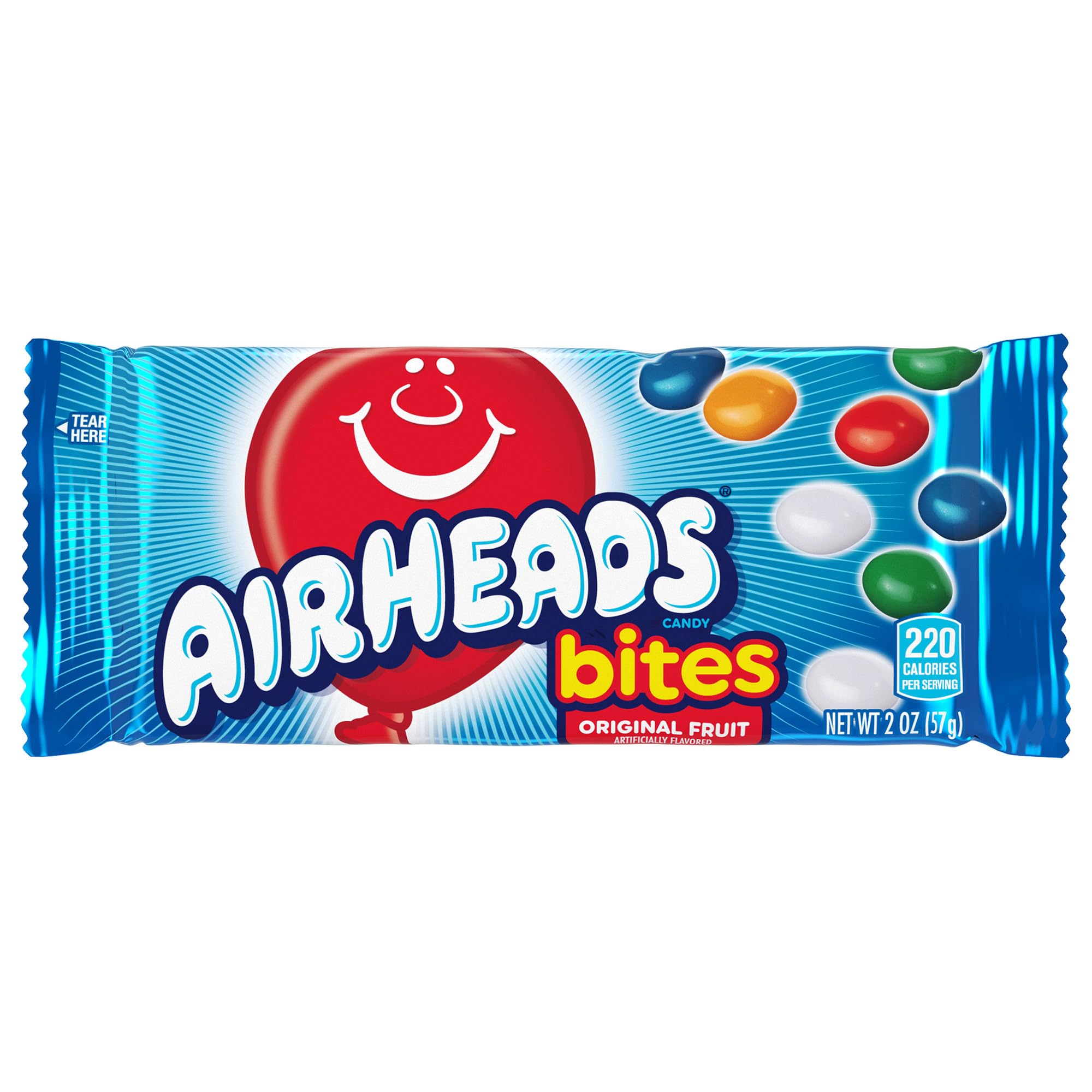 Airheads Fruit Bites - 24 Count Pack of Chewy Candy | Perfect for Halloween, Birthday Parties & School Snacks