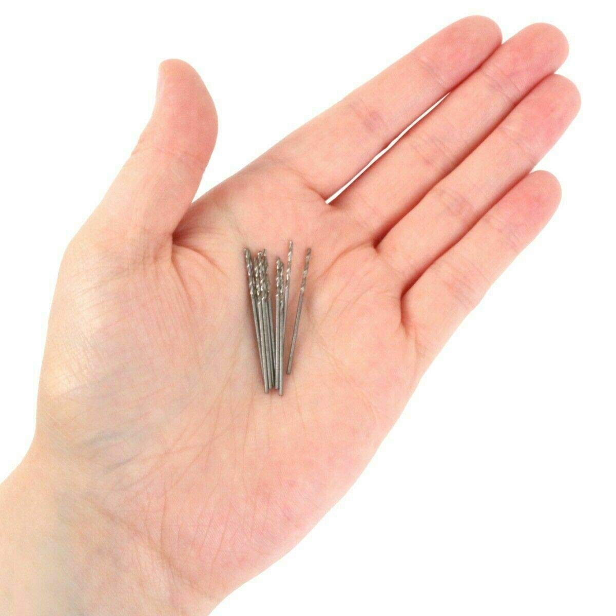 20Pcs 0.6mm HSS Micro Drill Bits for Wood, Plastic & Metal - DIY & Jewelry Making