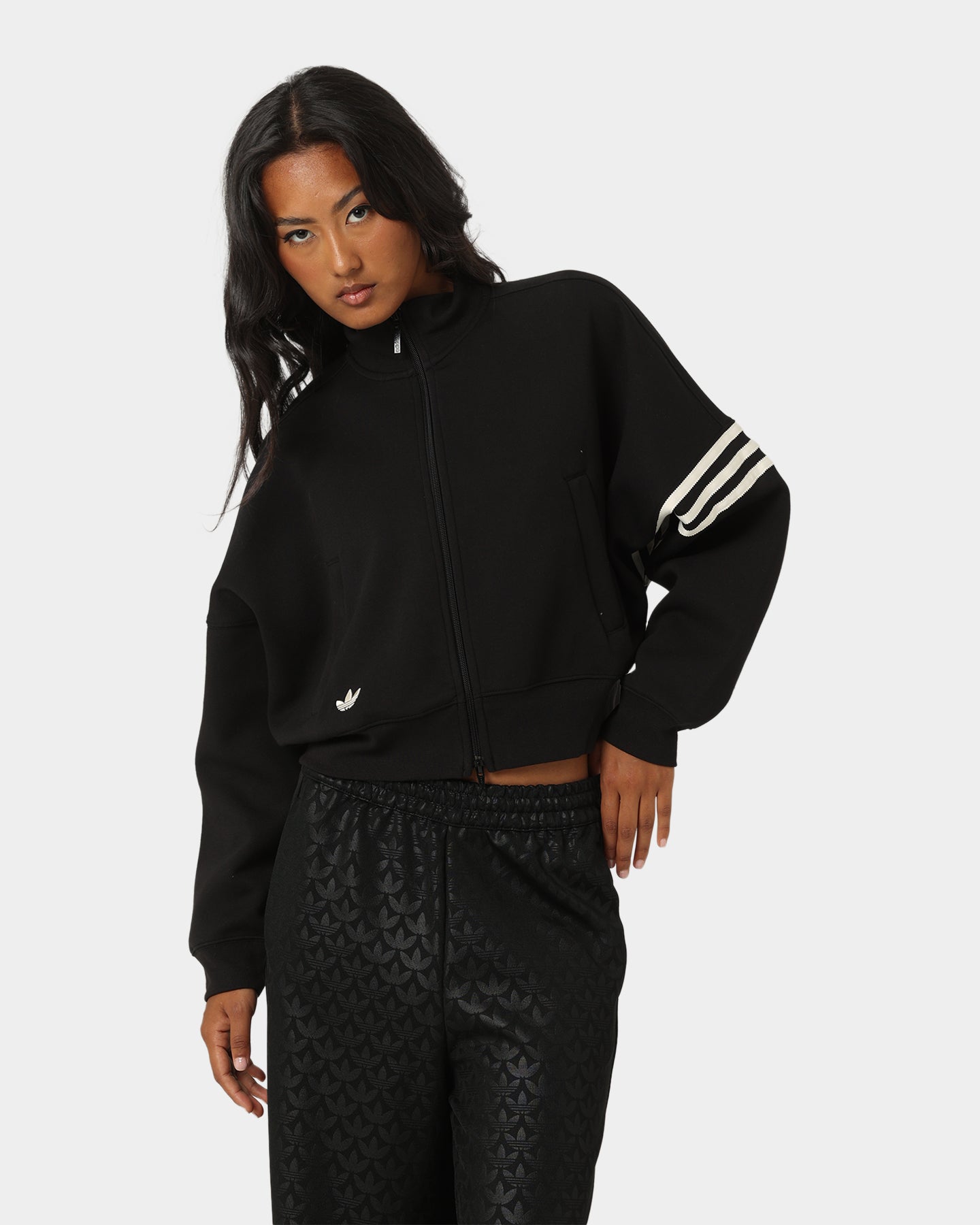 Adidas Women's Running Track Jacket - Lightweight Breathable Workout Hoodie for Jogging & Gym - Black Athletic Zip-Up Jacket